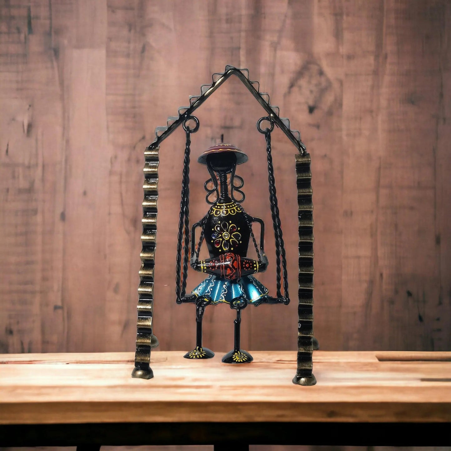 HANDCRAFTED METAL MUSICIAN HANGING DOLL (SET OF 3) WINNKRAFT